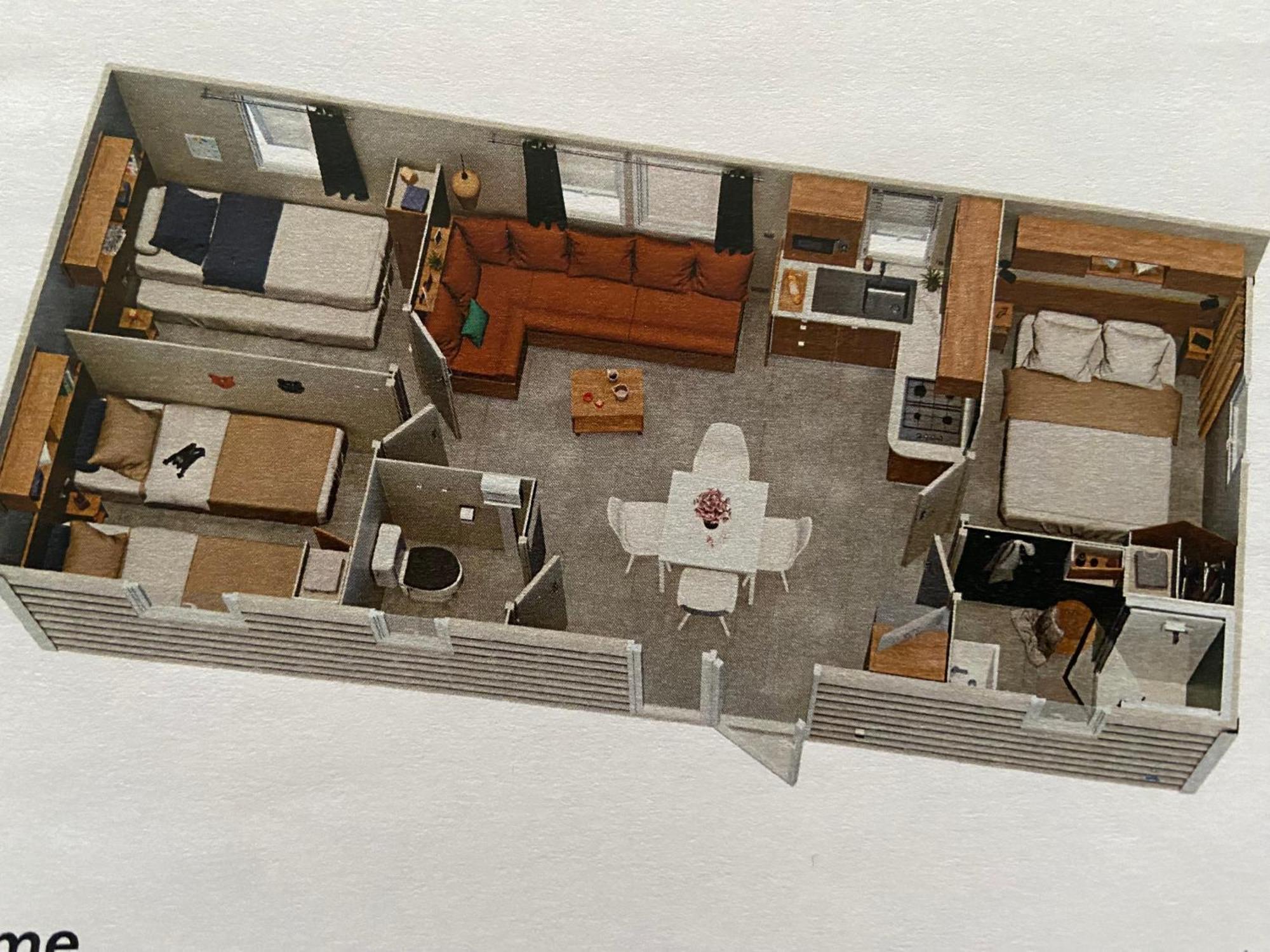 Mobilhome 6-8 Personnes Clim แซ็งต์-ฌอง-เดอ-มองต์ ภายนอก รูปภาพ